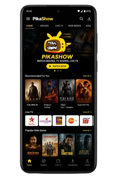 Pikashow Mockup